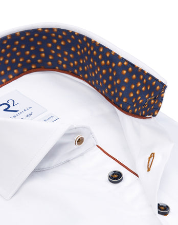 Chemise blanche en coton bio 2 PLY White