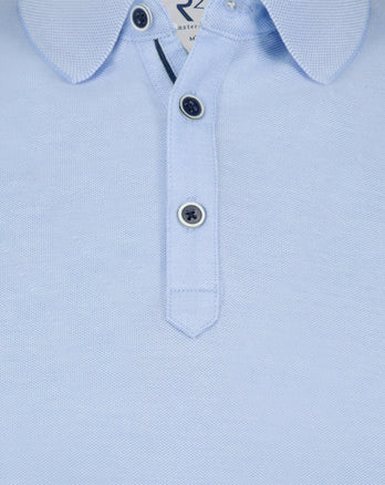 Light blue cotton polo shirt Light Blue