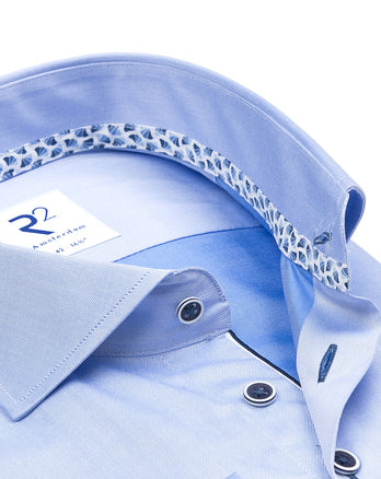 Chemise en coton biologique 2 PLY Light Blue