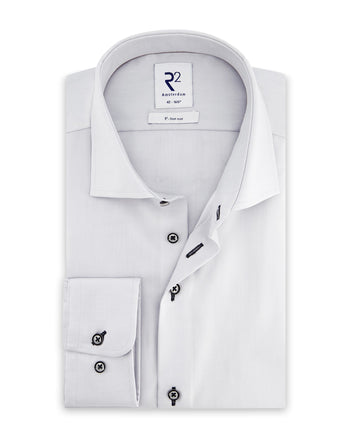 Chemise en coton gris sans repassage grey