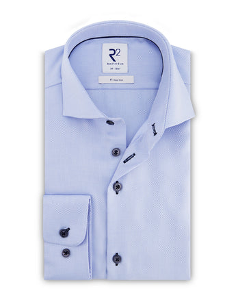 Light blue dobby non-iron cotton shirt Light Blue